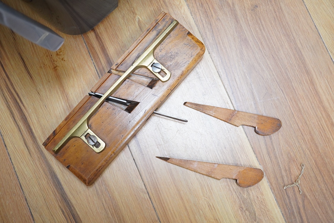 Fifty early 20th century woodworking moulding planes, etc. by John Moseley & Son, London, A.Mathieson & Son, Glasgow, Buck, Tottenham Court Road, Preston, Christopher Johnson & Co., Malloch & Son, Perth, most with the bo